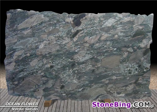 Ocean Flower Granite Slab