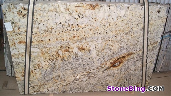Golden Ivory Granite Slab