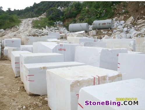 White Marble Blocks