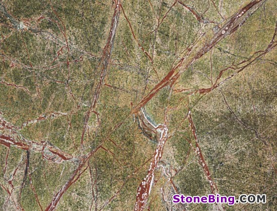 Rainforest Green Marble Tile