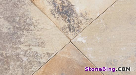 Mint Fossil Sandstone Tile