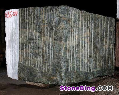 Green Candeias Granite Block