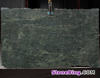 Green Candeias Granite Slab