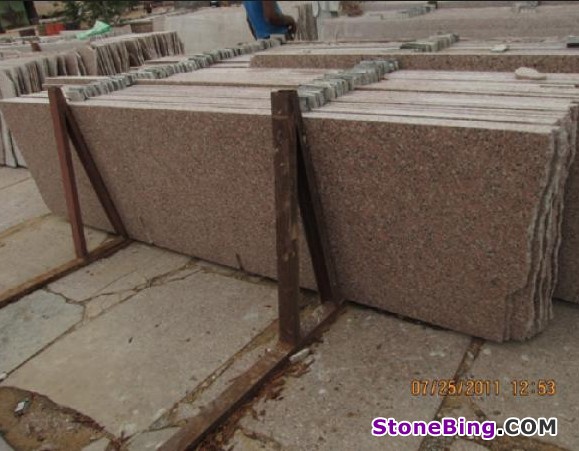 Rosy Pink Granite Slab