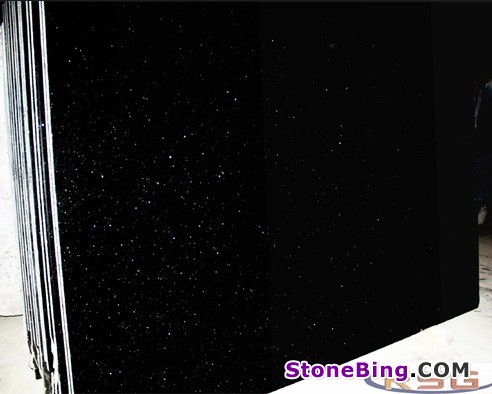 Black Galaxy Granite Slab