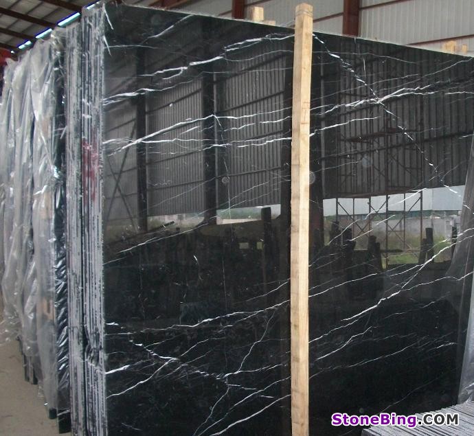 Black Marquina Marble Slabs