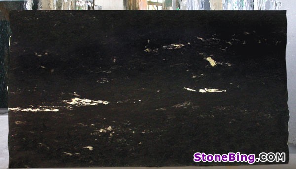 Black Forest White Granite Slab