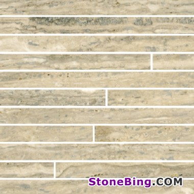 Silver Travertine Mosaic
