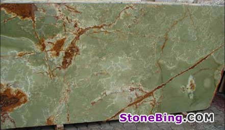 Green Onyx Slab