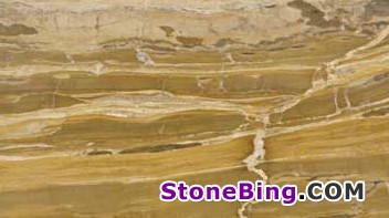 Golden Portoro Marble Slab