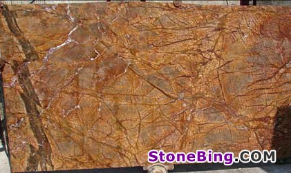 Rain Forest Brown Marble Slab