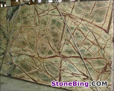 Rain Forest Green Marble Slab