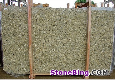 Golden Flower Granite Slab