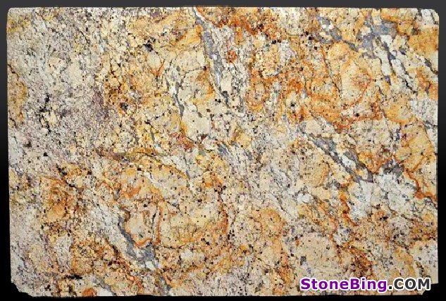 Yellow Sunset Granite Slab