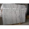 Cloudy White Marble Slab