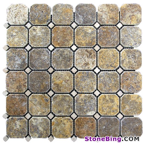 Skobas Travertine Mosaic
