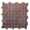 Burdur Brown Basket Weave Mosaic