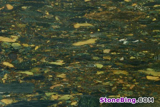 Green Breccia Granite Tile