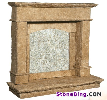 Stone Fireplace