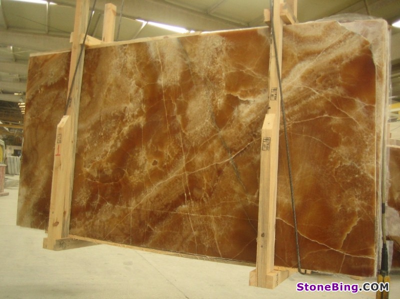 Brown Onyx Slab