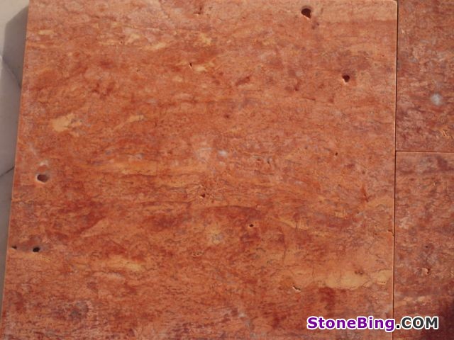 Red Travertine Tile