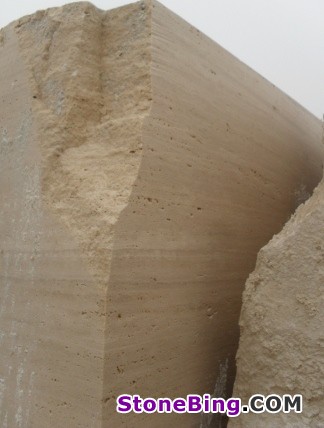 Light Travertine Block