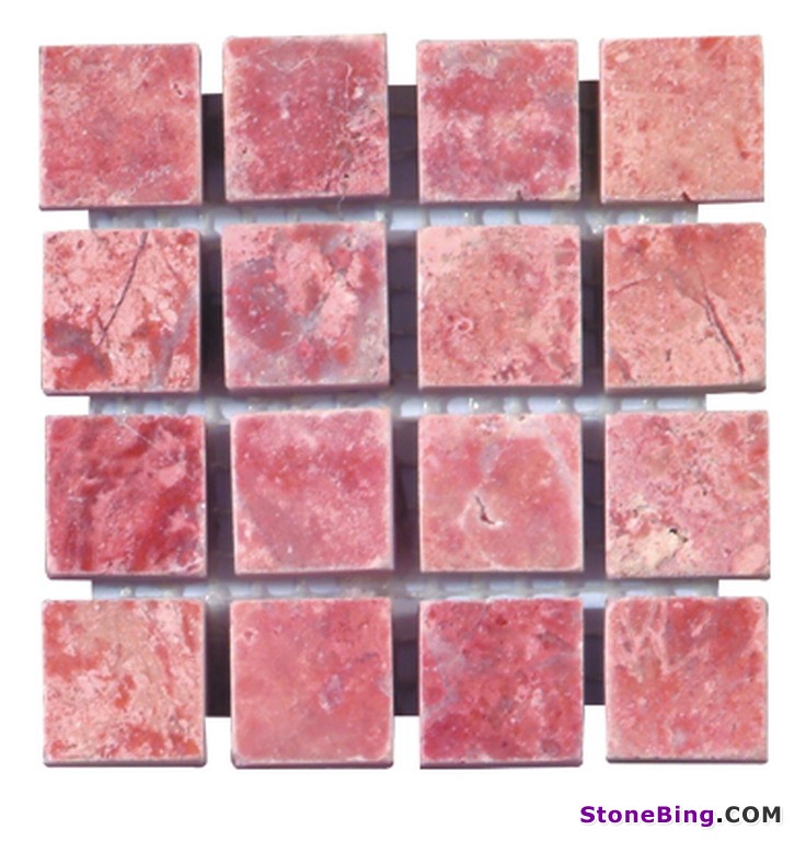 Red Travertine Mosaic