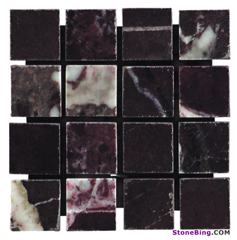 Rosso Levante Marble Mosaic