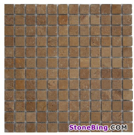 Noce Travertine Mosaic DM-03-02