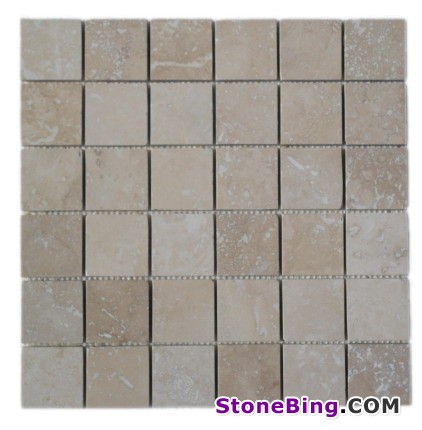 Dolgulu / Honlu Travertine Mosaic DM-05-06