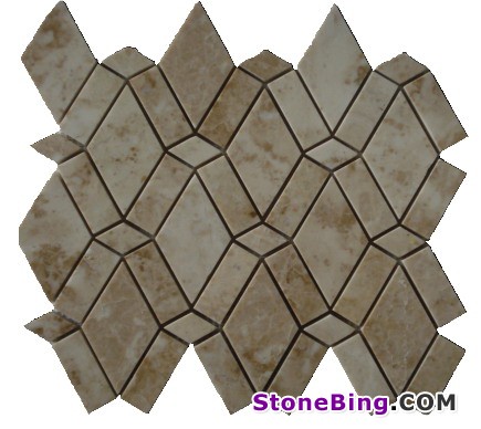 Burdur Bej Marble Mosaic DM-093-07