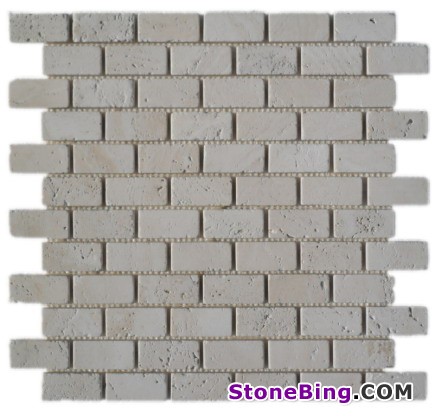 Ivory Travertine Mosaic Dm-04-05