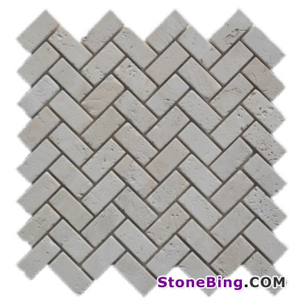 Ivory Travertine Mosaic Dm-042-05