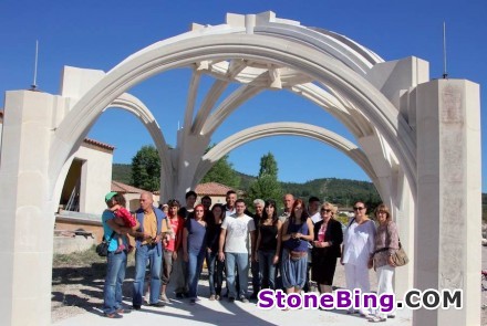 Spectacular natural stone vault