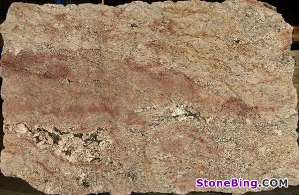 Crema Bordeaux Granite Slab