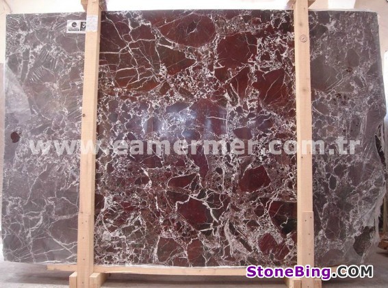 Rosso Levantino Marble Slab