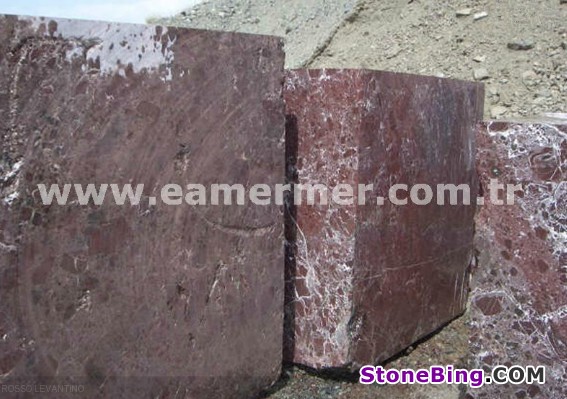 Rosso Levantino Marble Block