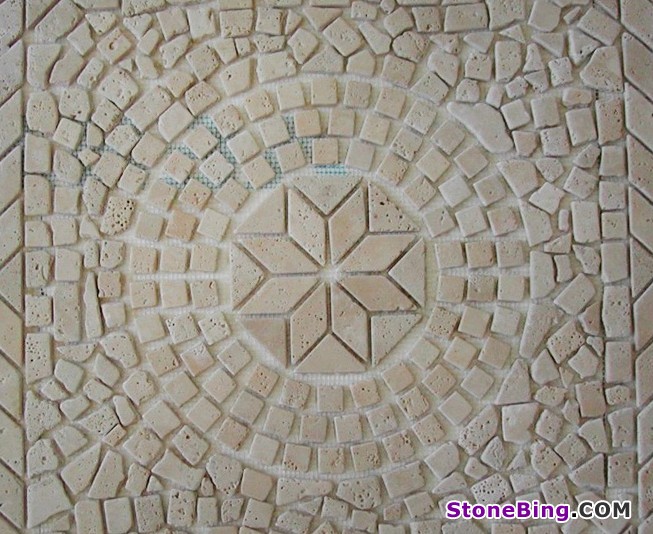 Travertine Medallion M004
