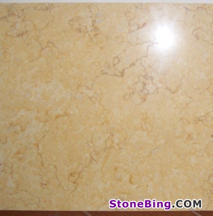 Sunny Yellow Marble Tile