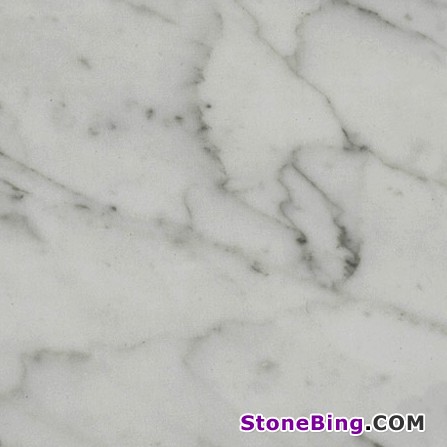 White Carrara Venatino Marble Tile