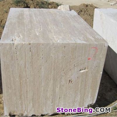 Ice Cream Travertine Block