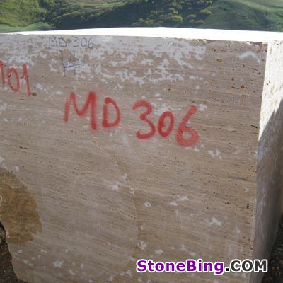 Dark Noche Travertine Block