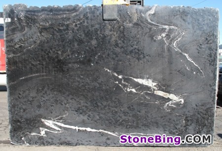 Black Galapagos Granite Slab