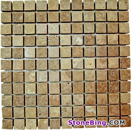 Noce Travertine Mosaic