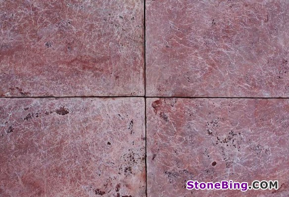 Red Travertine Tile