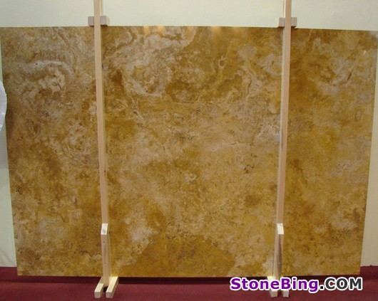 Yellow Travertine Slab