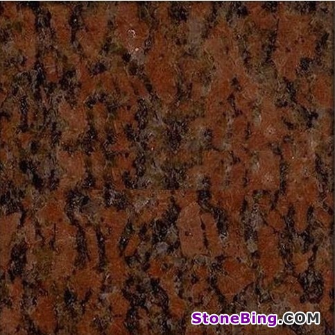 Dark Red Aswan Granite Tile