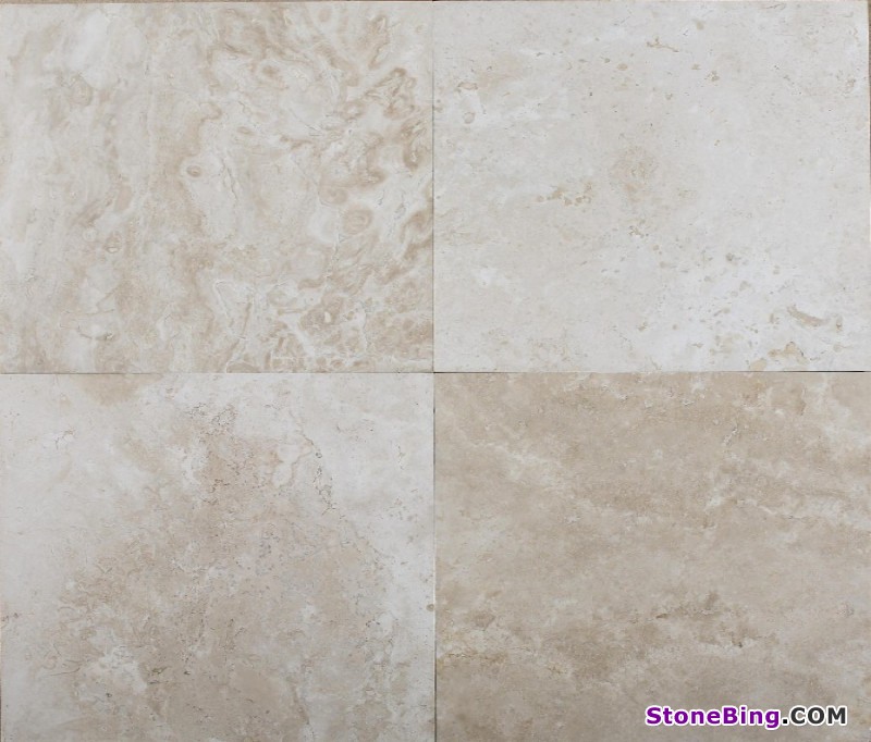 K. Light Travertine Tile