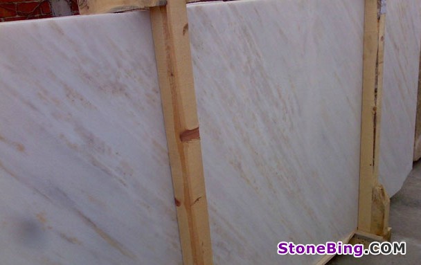 Golden White Marble Slab