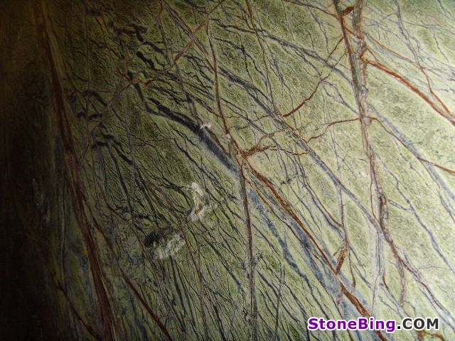 Rainforest Green Marble Slab